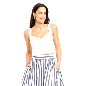 Women's Linen Slim Fit Tank Top from Target